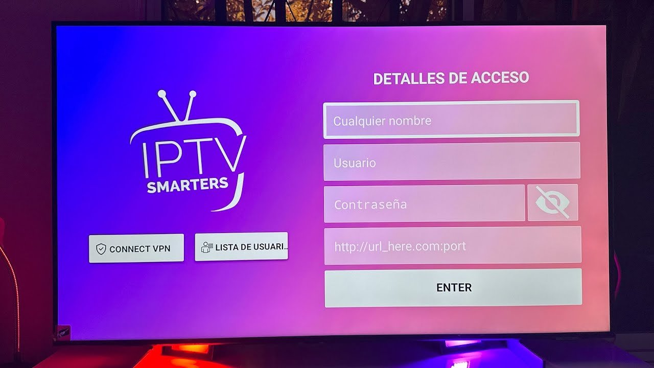 IPTV Smarters Pro configuration
